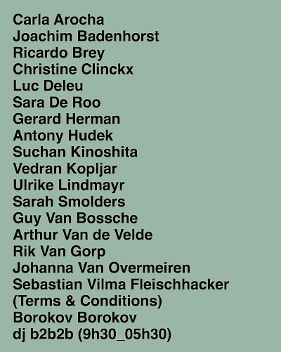 Second announcement of 20 participants